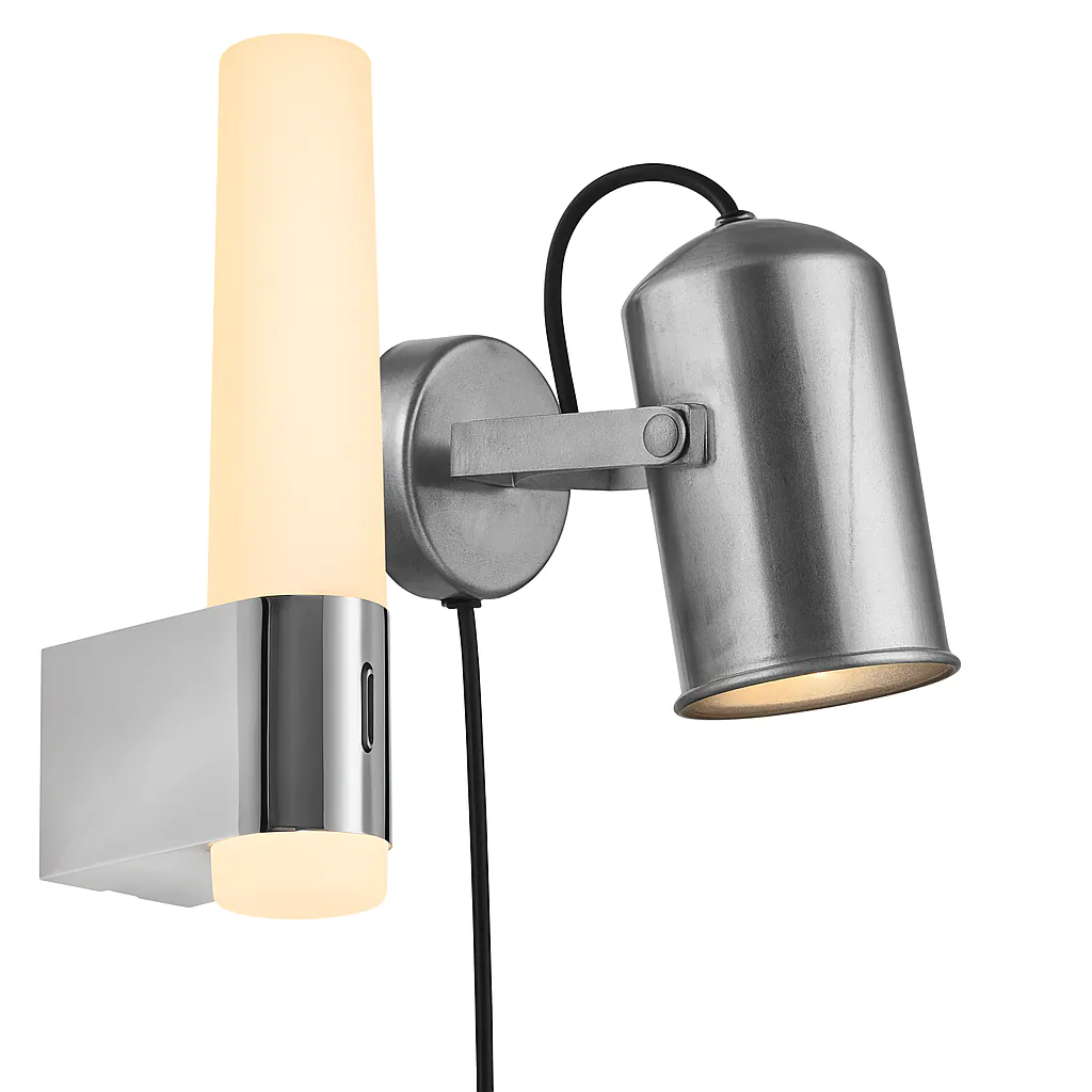 Applique da parete argento