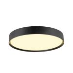 SLV Decona 42 Luce da soffitto Aluminium Nero Il Giro 23W 2680lm - 930-940 CCT | IP44 - Miglior Resa Cromatica - Dimmerabile 