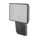Ledvance Proiettore LED Endura Nero 15W 1500lm 100D - 840 Bianco Freddo | IP55 - Sensore di movimento e luce - Simmetrico