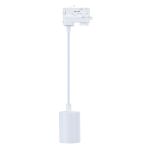 Noxion Luce A Binario Luce Pendente 3 Fasi Ecowhite Aluminium Bianca | Adatto per 1x GU10