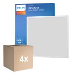 Confezione Multipack 4x Philips Pannello A LED CoreLine RC132V 26W 3600lm - 840 Bianco Freddo | 60x60cm - UGR <19