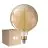 Confezione Multipack 4x Philips Classic LED Globe E27 200mm Filamento Oro 7W 470lm - 818 Bianco Molto Caldo | Dimmerabile - Sostitutiva 40W