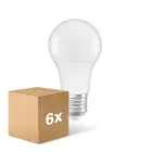 Confezione Multipack 6x Ledvance Classic LED E27 Pera Ghiaccio 10W 1055lm - 827 Bianco Molto Caldo | Dimmerabile - Sostitutiva 75W