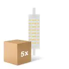 Confezione Multipack 5x Ledvance  Performance LED R7s Doppio Ended 118mm Chiara 15W 2000lm - 827 Bianco Molto Caldo |  Sostitutiva 125W